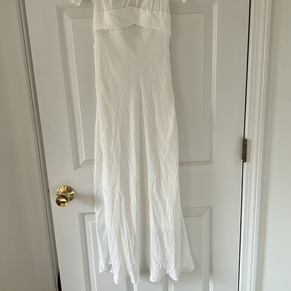 NWT Francesca’s White Midi Dress - Picture 3 of 6